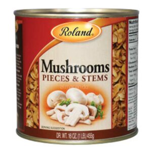 Champiñones Roland Rebanados, 1 lb