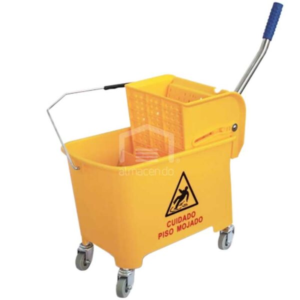 Cubeta-Brava-con-Exprimidor,-20-L Cubeta con Exprimidor para Limpieza, 20 L