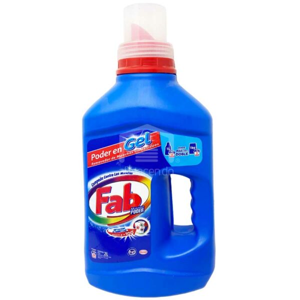 Detergente en Gel Fab, 2 L