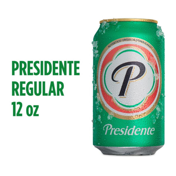 Cerveza Presidente Lata, 12 oz (24 uds)