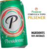 Cerveza Presidente Lata, 12 oz (24 uds)