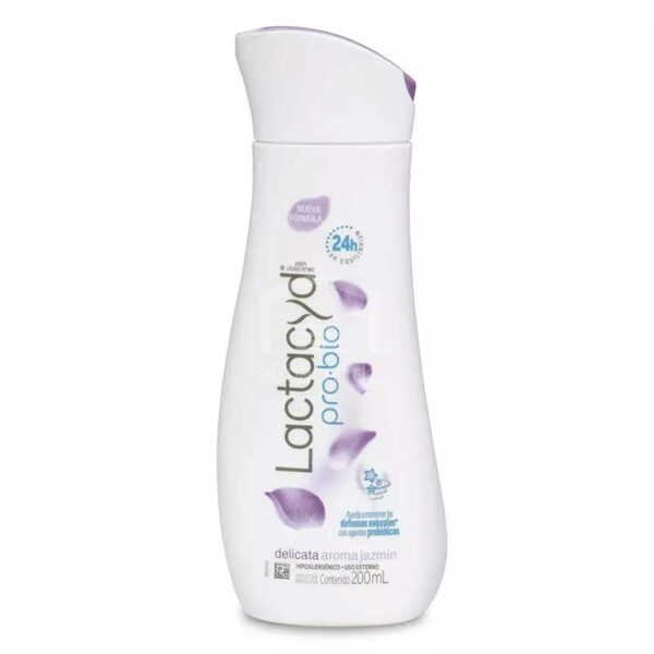 Jabón Líquido Intimo Lactacyd Aroma Delicado Jazmín, 200 ml