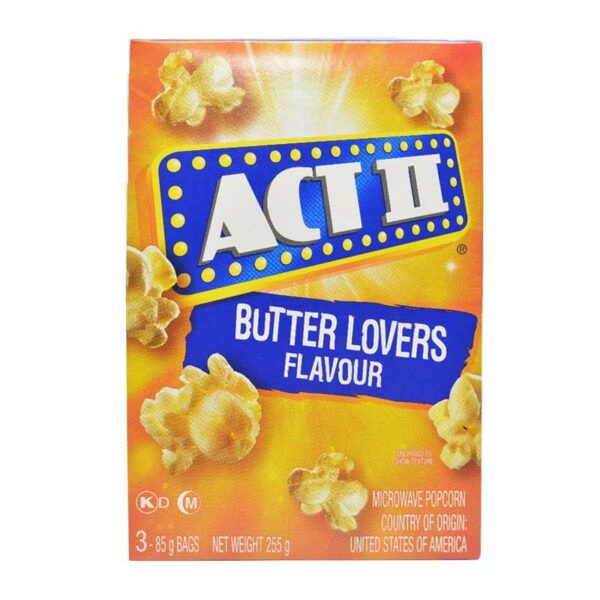 Palomitas Act ll Sabor Mantequilla Extra (3 uds)