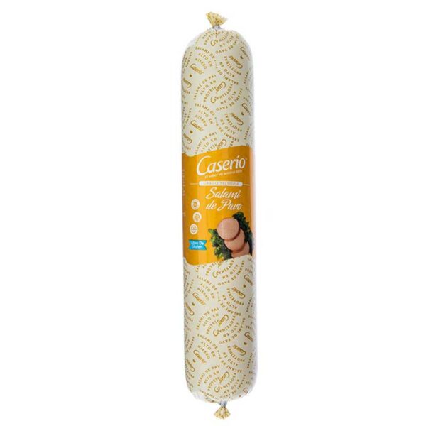 Salami-Caserío-de-Pavo,-2-lbs-Front 1 Salami Caserío de Pavo, 2 lbs