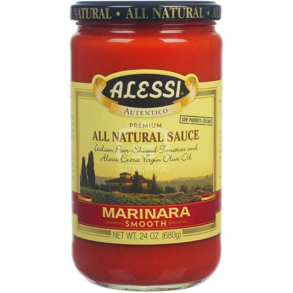 Salsa-Alessi-Marinada-Suave,-24-oz-Front Salsa Alessi Marinara Suave, 24 oz