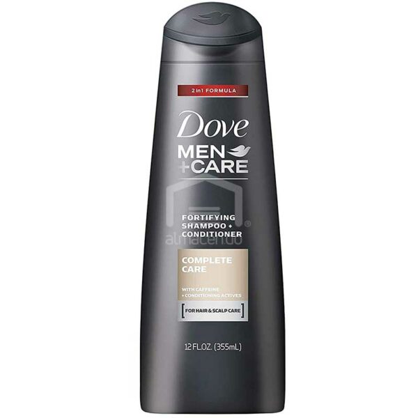 Shampoo + Acondicionador Dove Men + Care 2 en 1 Cuidado Completo, 12 oz