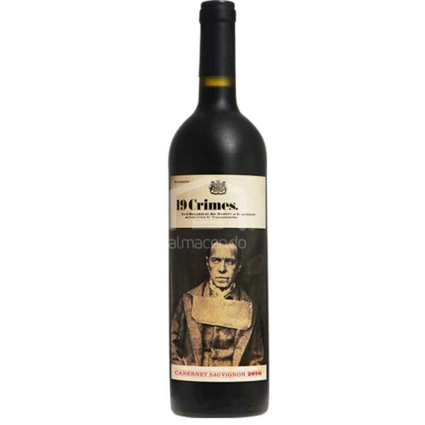 Vino-Tinto-19-Crimes-Cabernet-Sauvignon-2018,-750-ml-Front Vino Tinto 19 Crimes Cabernet Sauvignon 2018, 750 ml