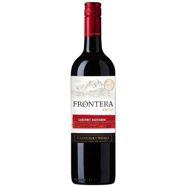 Vino Tinto Frontera Cabernet Sauvignon Chile 2019, 750 ml