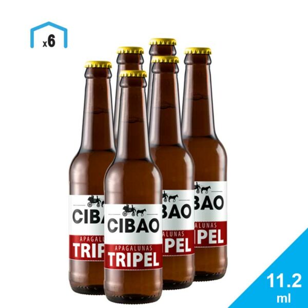 Cerveza Apagalunas Tripel Cibao Brewing, 11.2 oz