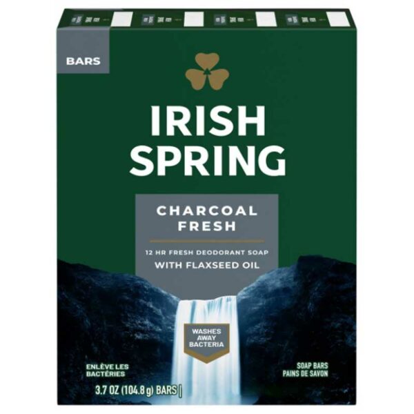 Jabón Desodorante Irish Spring Carbón Fresco (3 uds)
