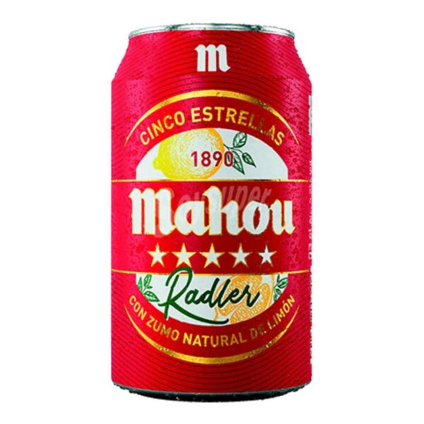 Cerveza Mahou Cinco Estrellas Radler Lata, 11.2 oz