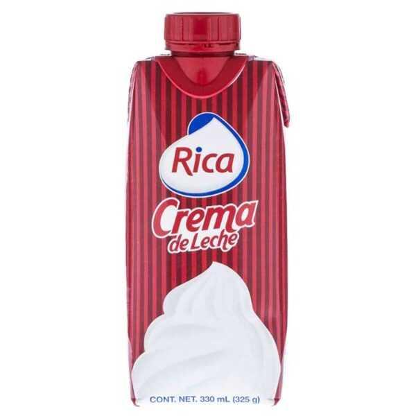Crema de Leche Rica, 330 ml