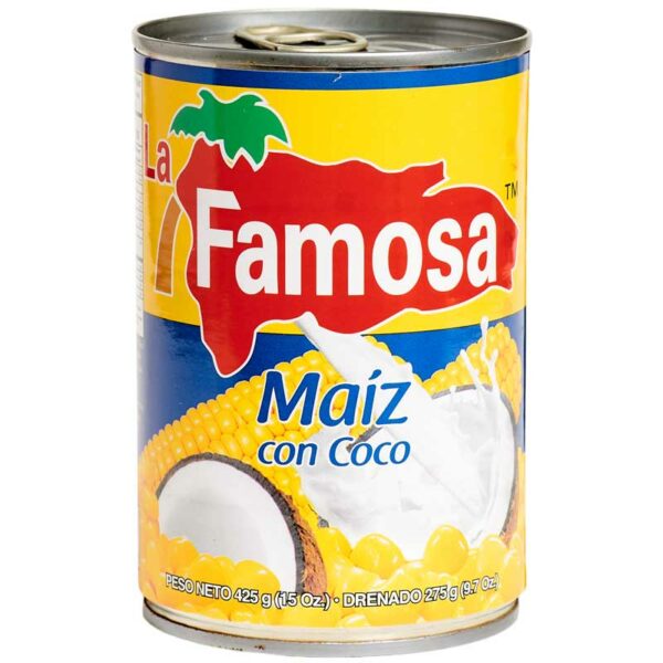 Maíz con Coco La Famosa 15 oz