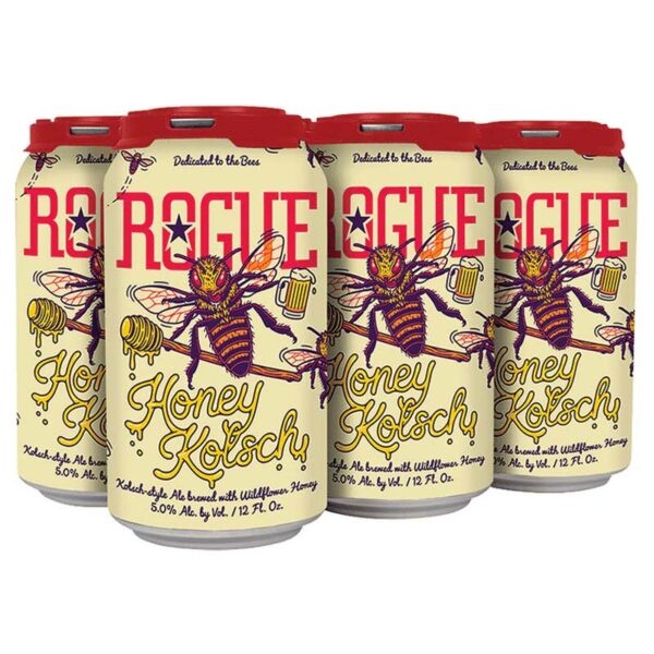 Cerveza-Rogue-Honey-Beer,-12-oz-Lata-Front-2 Cerveza Rogue Honey Kolsch, 12 oz Lata