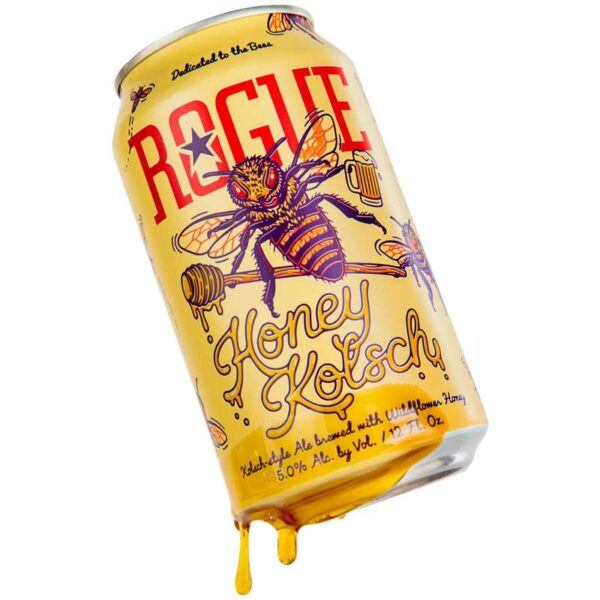 Cerveza-Rogue-Honey-Beer,-12-oz-Lata-Front-3 Cerveza Rogue Honey Kolsch, 12 oz Lata