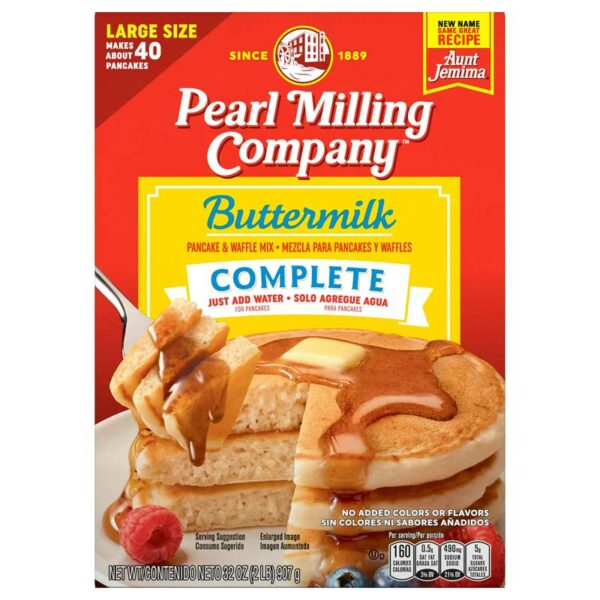 Mezcla Completa para Pancake y Waffle Buttermilk Pearl Milling Company, 32 oz