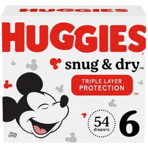 Pañales Huggies Snug & Dry No. 6, Caja (54 uds)