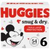 Pañales-Huggies-Snug-&-Dry-No.-6,-Caja-(54-uds)-Front Pañales Huggies Snug & Dry No. 6, Caja (54 uds)