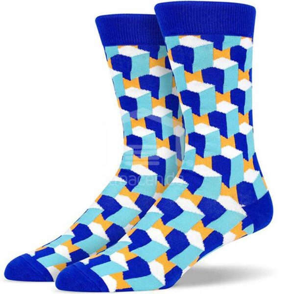 Medias Soxy 3D Blue Cube