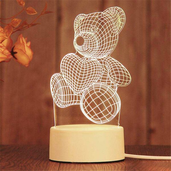 Lámpara 3D LED 4 W