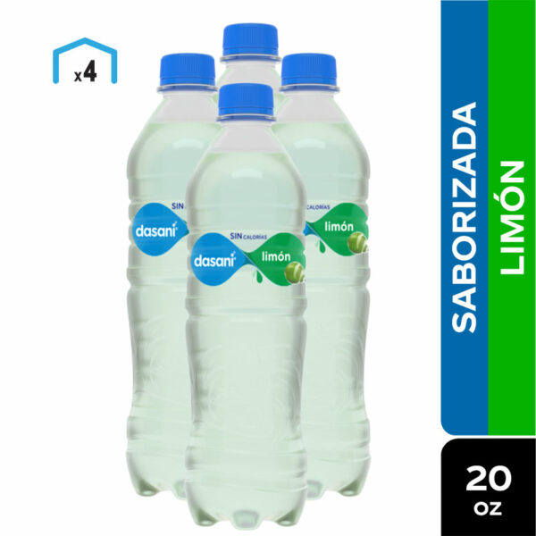 Agua Dasani Saborizada Limón, 20 oz (12 uds)