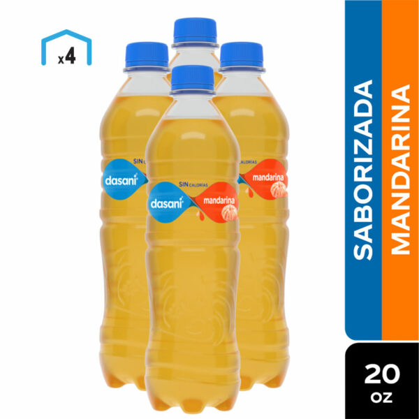Agua Dasani Saborizada Mandarina, 20 oz (12 uds)