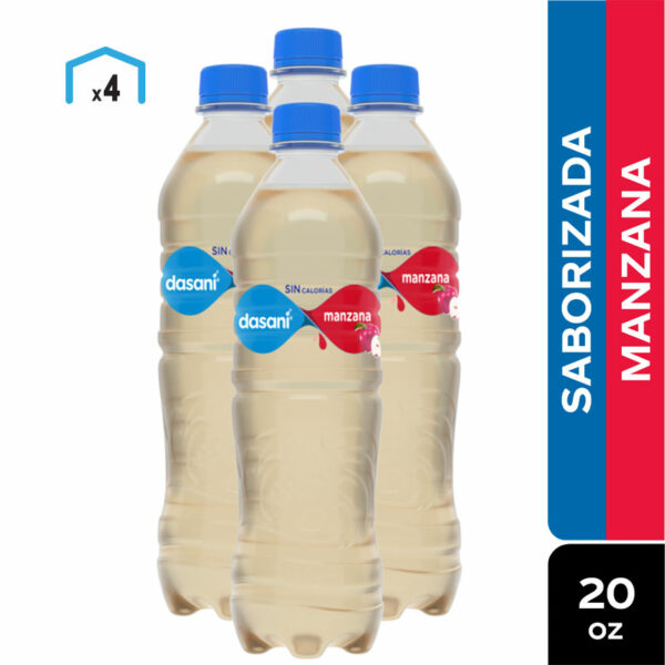 Agua Dasani Saborizada Manzana, 20 oz (12 uds)