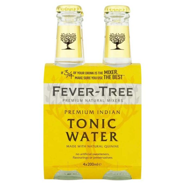Agua-To%CC%81nica-India-Fever-Tree_-6.7-oz-_4-pack_-Front Agua Tónica India Fever-Tree, 6.7 oz (4 pack)