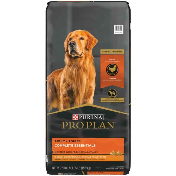 Alimento Seco para Perro Adulto Purina Pro Plan Fórmula Triturada de Pollo y Arroz, 35 lbs