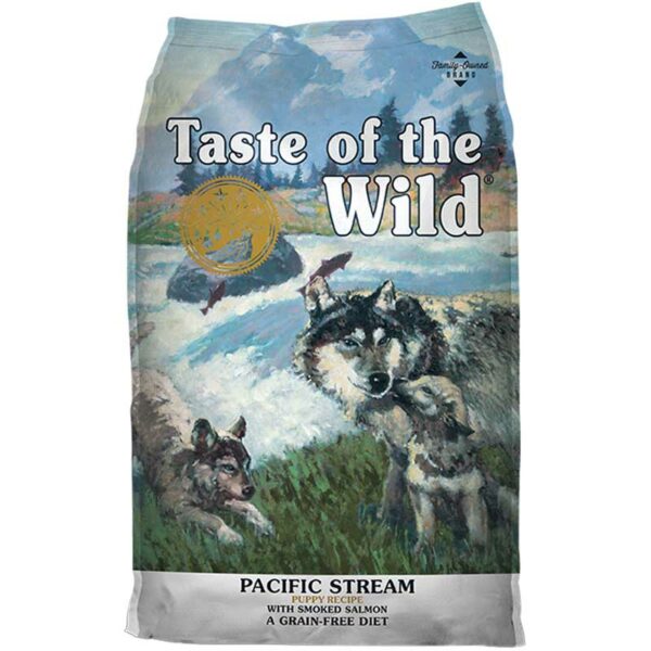 Alimento-para-Perros-Taste-of-The-Wild-Pacific-Stream-Puppy_-28lbs-Front Alimento para Perros Taste of The Wild Pacific Stream Puppy, 26.9 lbs