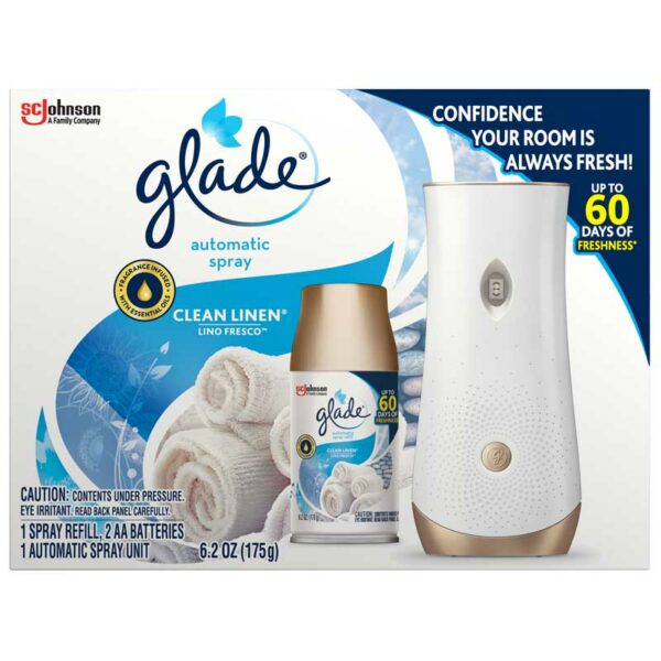 Ambientador-Glade-Automatic-Spray-Fragancia-Lino-Fresco_-6.2-oz-Back Ambientador Glade Automatic Spray Fragancia Lino Fresco, 6.2 oz