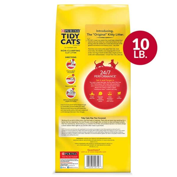 Arena-para-Gatos-Purina-no-Aglutinante-247-Performance,-10-lbs-Back Arena para Gatos Purina no Aglutinante 24/7 Performance, 10 lbs