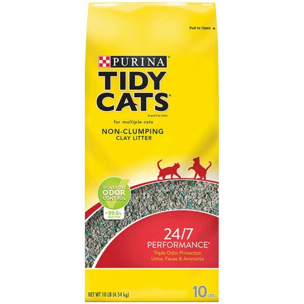 Arena-para-Gatos-Purina-no-Aglutinante-247-Performance,-10-lbs-Front Arena para Gatos Purina no Aglutinante 24/7 Performance, 10 lbs