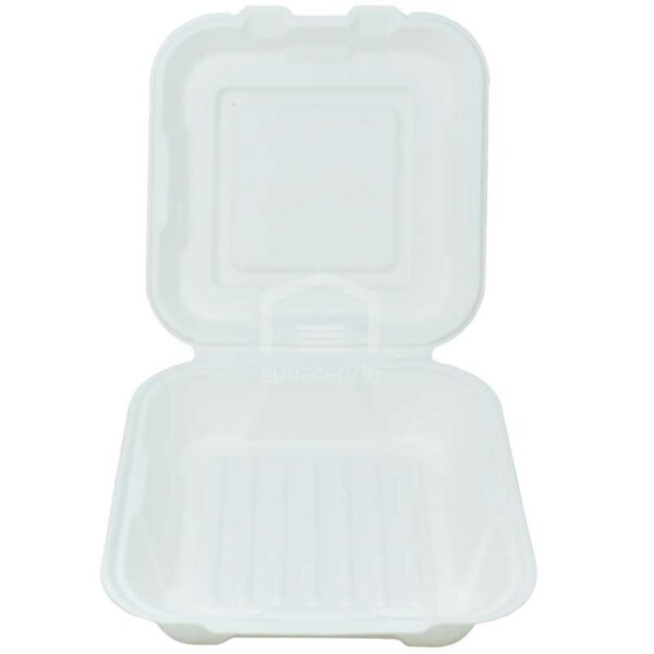 Bandeja Doble EP240 Bionature 8" x 8" sin División (50 uds)