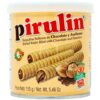 Barquillas Pirulin Rellenas de Chocolate y Avellanas, 155 g