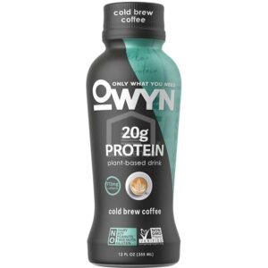 Batido Nutricional Vegano Owyn Café Frío, 12 oz