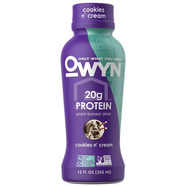 Batido Nutricional Vegano Owyn Galleta y Crema, 12 oz
