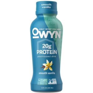 Batido Nutricional Vegano Owyn Vainilla Suave, 12 oz