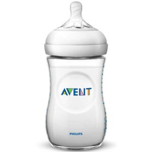 Biberón Philips Avent Natural de Cuello Ancho, 11 oz (2 uds)