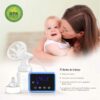 Bombas de Lactancia Eléctrica Doble sin Dolor Bellababy
