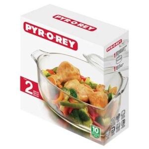 Cacerola Con Tapa PYR-O-REY, 66 oz