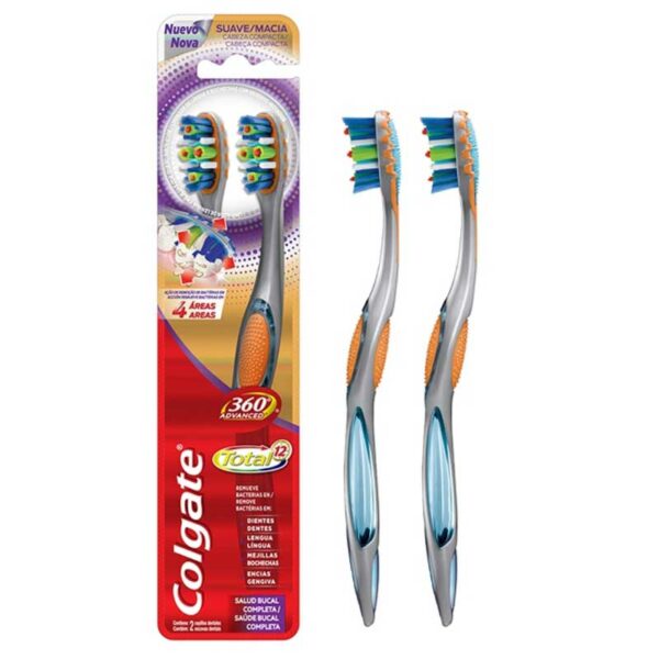 Cepillo Dental Colgate 360° Total 12 Avanced (2 uds)