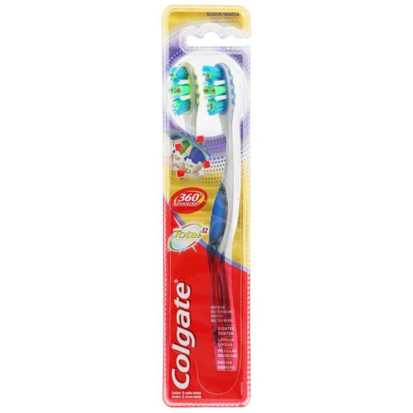Cepillo Dental Colgate 360° Total 12 Avanced (2 uds)