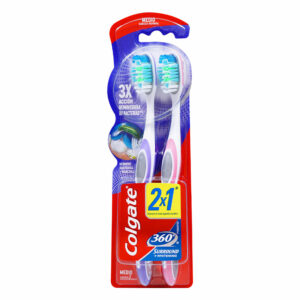 Cepillo Dental Colgate 360° Sorround + Whitening, (2 uds)