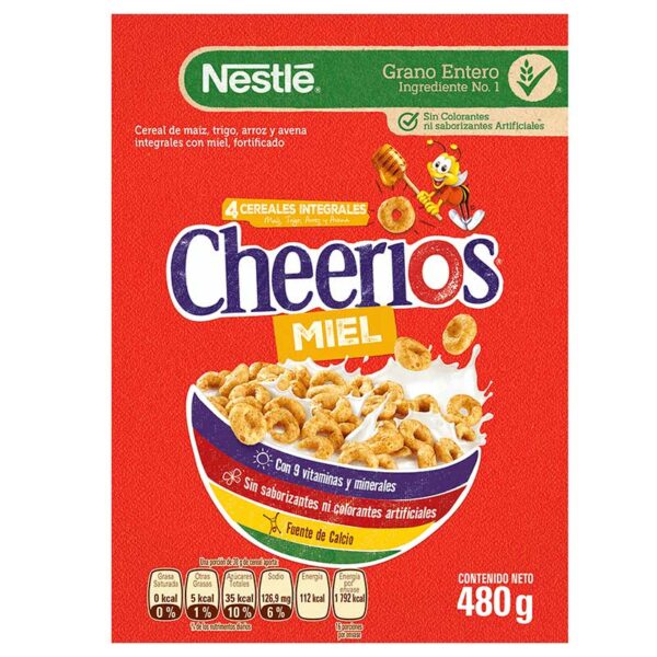 Cereal Cheerios Miel, 480 g
