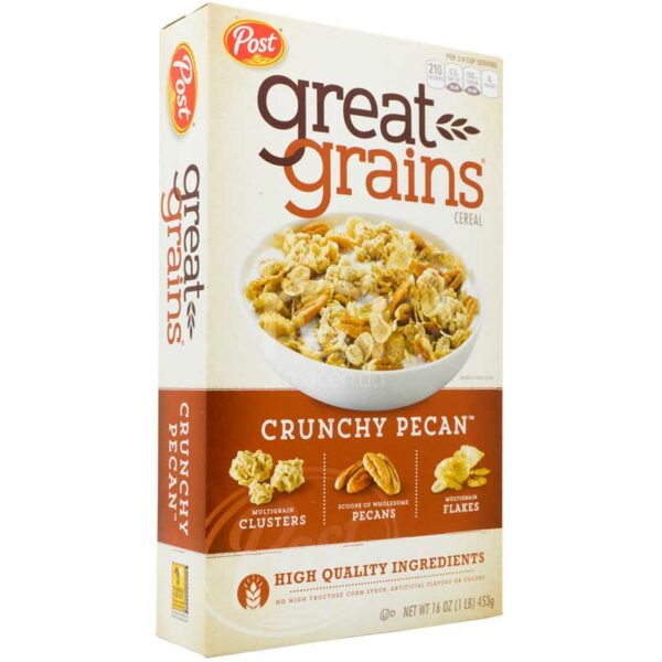 Cereal Post Great Grains Pecan Crujiente, 1lb