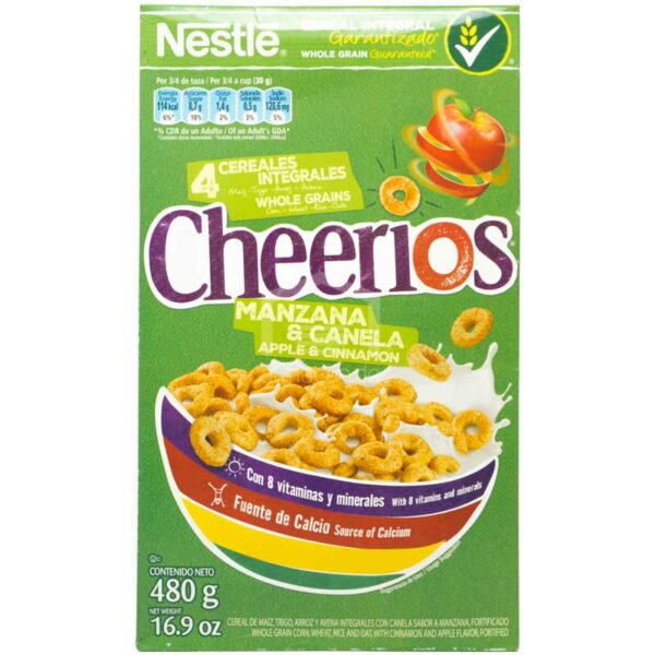 Cereal-Manzana-y-Canela-Cheerios_-480g-Front Cereal Cheerios Manzana & Canela, 480 g