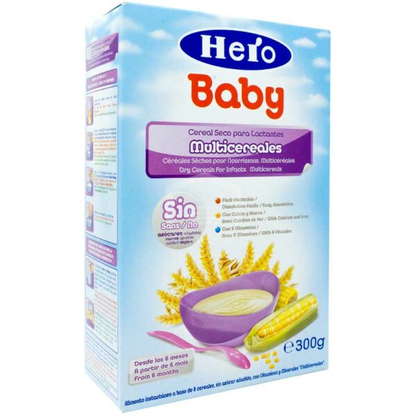 Cereal-Seco-Hero-Baby-Multicereal-A-partir-de-los-6-meses-Turn Cereal Seco Hero Baby Multicerales, 300 g (A partir de los 6 meses)