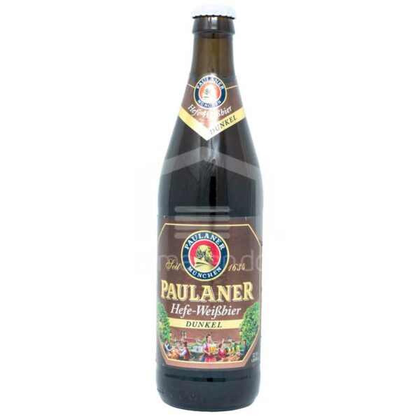 Cerveza Paulaner Hefe-Weißbier Dunkel, 16.9 oz (20 pack)