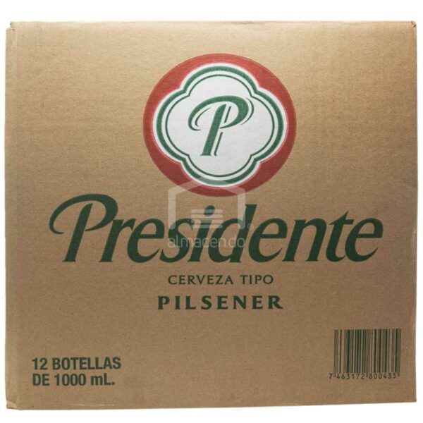 Cerveza Presidente Jumbo, 33 oz Caja (12 uds)